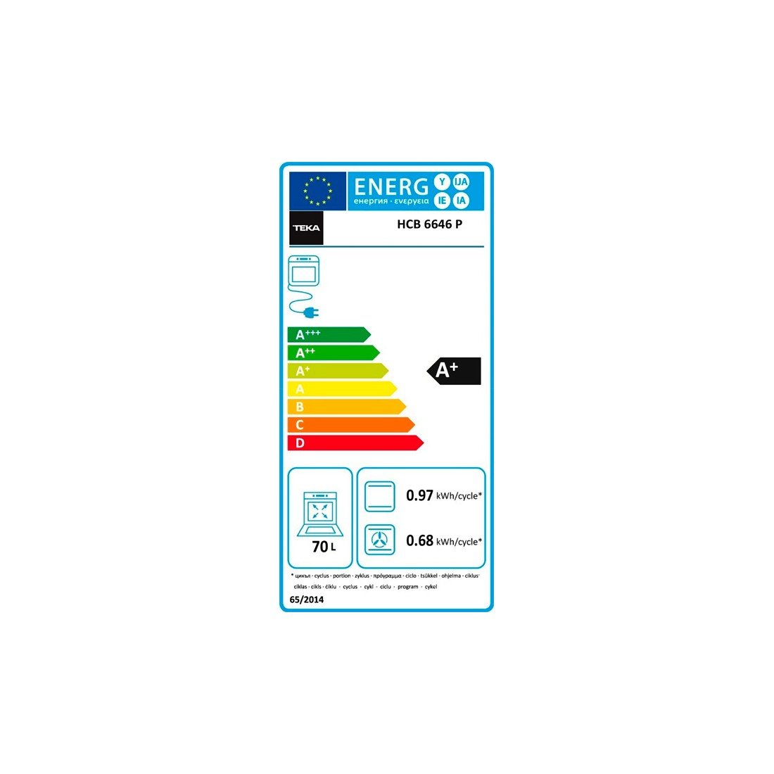 Horno Multifunción Teka Air Fry HCB 6646 P 60 cm Función Airfry