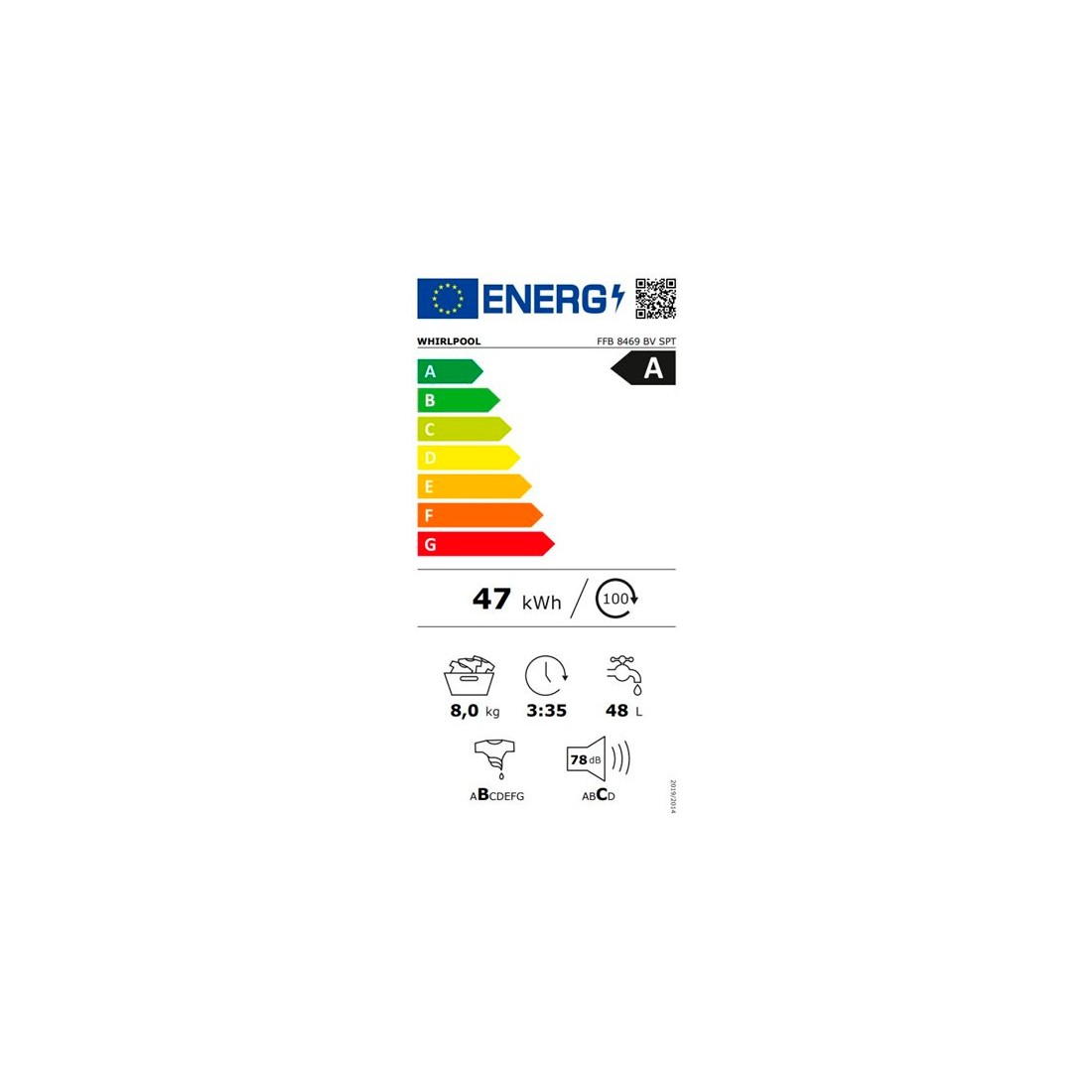 Lavadora Libre Instalaci N Whirlpool Ffb Bv Spt Kg Y Rpm