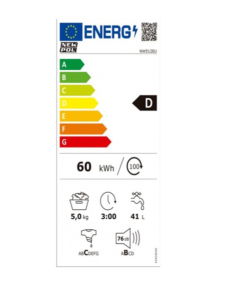 NEW POL LAVADORA 5KG 1000RPM D NW512EU