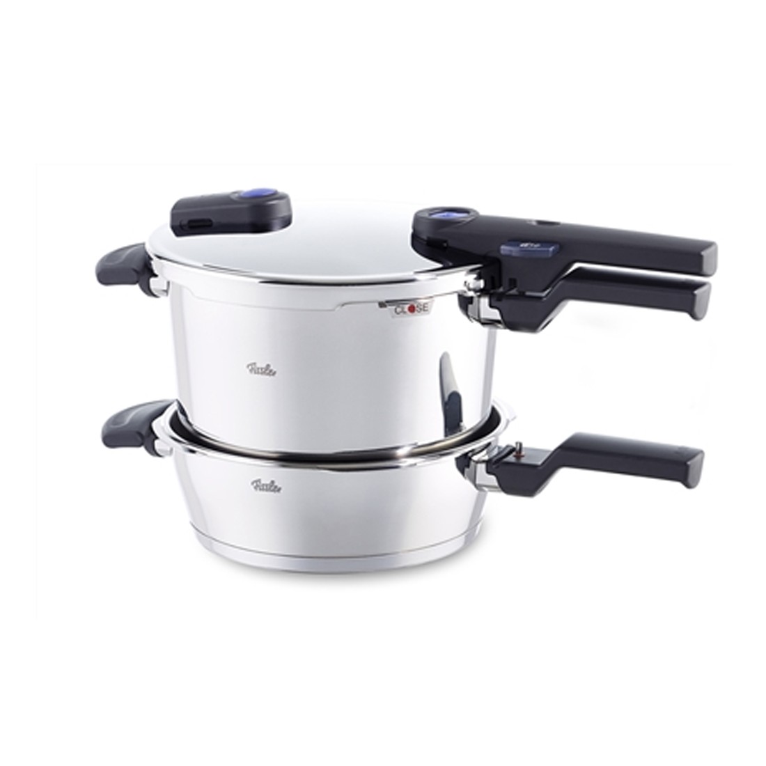 Olla Presión Fissler Vitaquick Set 6 + 3,5 litros, 22cm, Tapa de Cristal