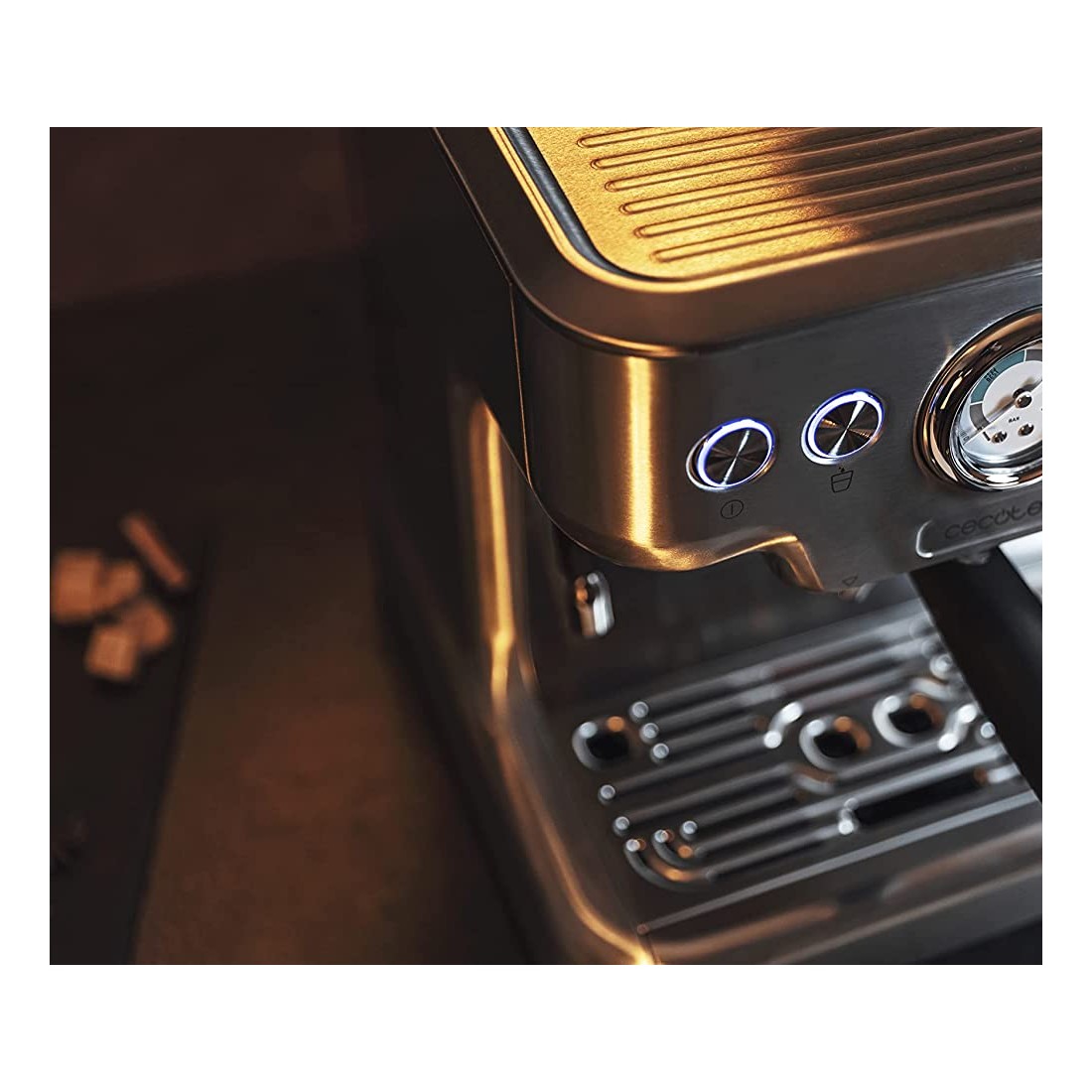 Cafetera Express - Cecotec Power Espresso 20 Barista Pro, 20 bares, 2900  Vatios, Inox