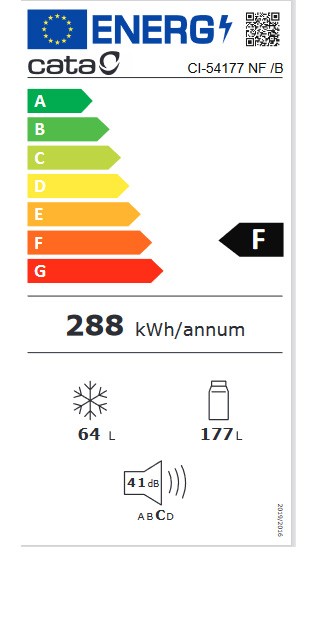 FRIGO INTEGRABLE CATA CI 54177 NF 177X54 F