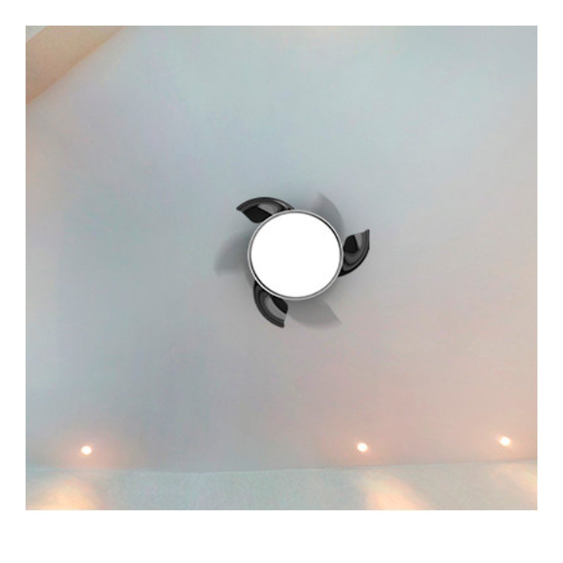 Cecotec Ventilador de Techo con Aspas Retráctites y Lámpara EnergySilence  Aero 4280 Invisible Black. 40 W, Diámetro 42 (106cm), Temporizador, 3  Tonos de Luz, Función Verano-Invierno : : Iluminación