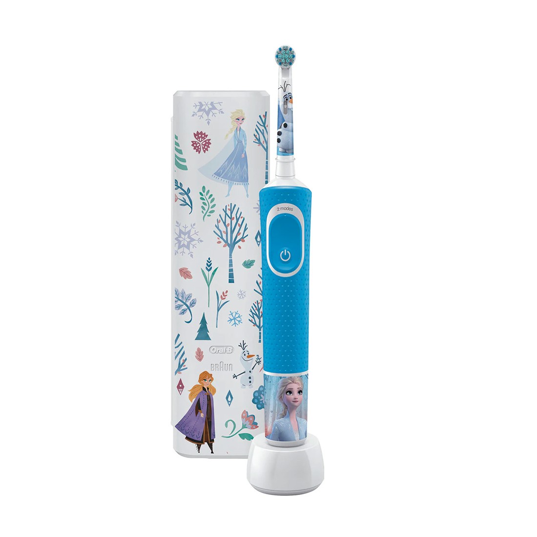 Estuche de viaje para cepillo de dientes eléctrico de plástico para Oral-B  Pro Series, 2 paquetes (azul y verde)
