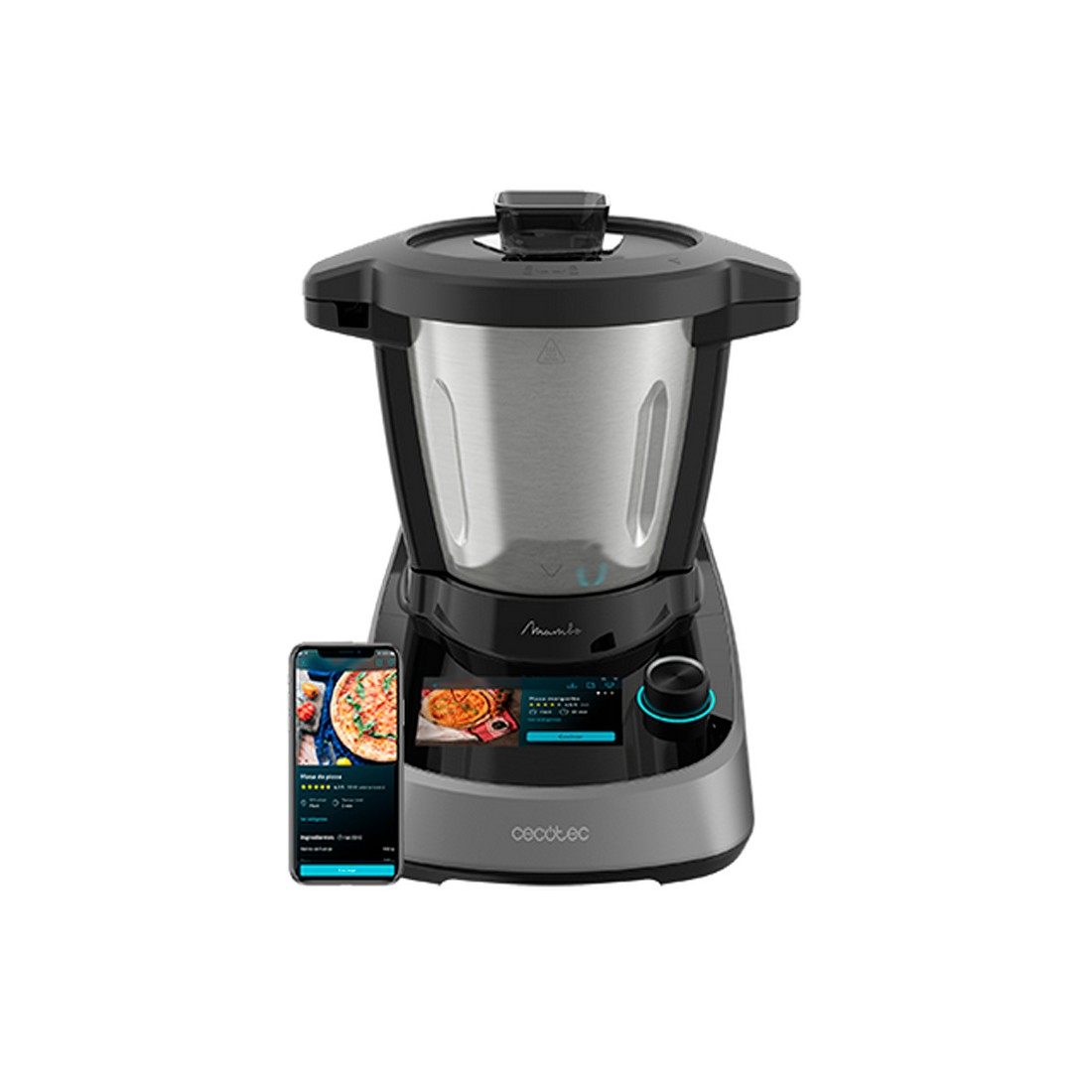 Cecotec Robot De Cocina Multifunción Mambo Touch. 1600 W, 37 Funciones,  Pantalla Táctil Tft 5 Con