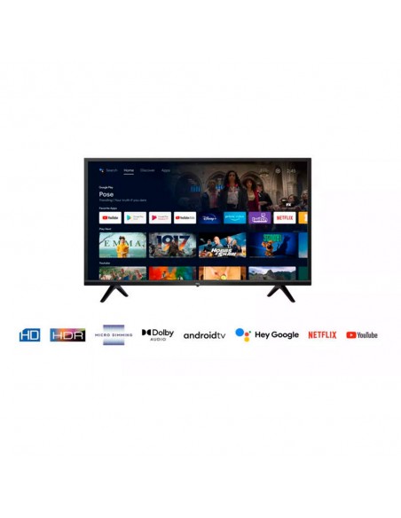 TCL Televisión 81,28 cm (32) LED 32S5200 HD Ready, Smart TV, WiFi,  Bluetooth, TDT T2, USB Reproductor, 2HDMI, 60HZ. : : Electrónica
