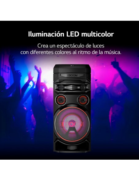 Altavoz LG XBoom RNC5 - 300W, Woofer 8, Mesa Mezclas, Iluminaci?n LED,  FM/DAB+, Bluetooth