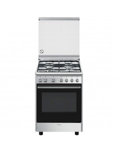 Cocina Gas Smeg Cx Gm Cm Zonas Inox